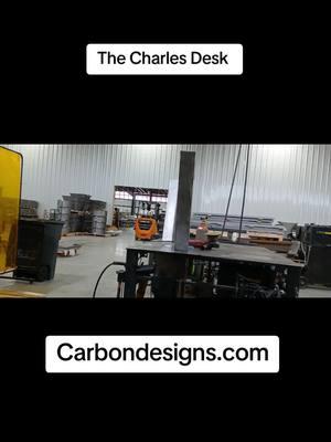 The Charles Desk Regular price$4,200.00 Code:yourweldingcoach    #furniture #migwelding #gmaw #savedbywelding #fabrication #Carbondesigns #welding #weldingclass #weldingschool #desk #welder #metalfabrication #metalworking 