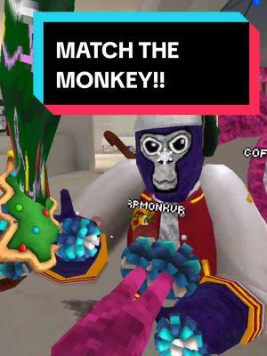 MATCH THE MONKEY! Really fun game made by @steenieAI . Full video on YouTube! @🎄ʝσℓℓу мєℓ🎄[1.1k🫶] @🎄⭐️CANDY⭐️🎄 @Wizard @~🎅🌲Christmas CoffeeVr🌲🎅~ @ᵐᵃˣⁱᵐᵒⁿᵏᵉ @Pezi #gorillatag #gtag #gorillatagvr #gorillatagmoments #gorillatagvideo #gorillatagupdate #gtagupdate 