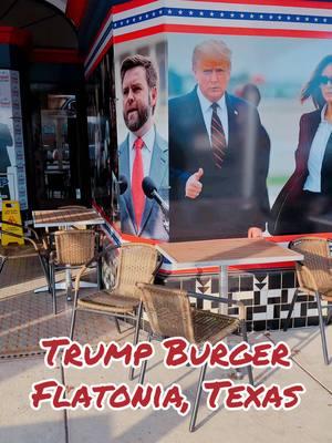 I’m not even exaggerating, that burger was good!!! Def worth it! #trumpburger #flatoniatx #trumpburgerflatoniatx #trump2024🇺🇸 #maga2024 #irecommend #101westnorthmainstreet #trumpburgermagaofflatonia@President Donald J Trump 