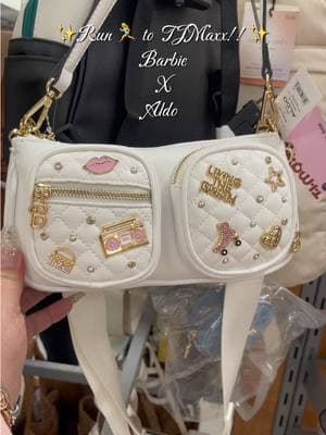 Barbie X Aldo!! Run to Tjmaxx!! I can’t believe I found her!!! Almost bought it off of Poshmark/Mercari for 80+ dollars! #BarbieXAldo #AldoXBarbie #AldoBag #AldoBarbieBag #aldobarbiecollection #purse #bag #barbie #aesthetic #pinkaesthetic #tjmaxxfinds #shopaholic #shoppinghaul #haul #tjmaxx