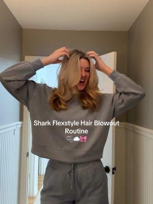 About to have the best looking hair in the warehouse 💁‍♀️💁‍♀️💁‍♀️  #sharkflexstyle #blowoututorial #accountant #atlantacontentcreator #atlantainfluencer @Shark Beauty UK @BondiBoost @Color Wow Hair 