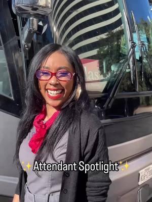 Meet Alexus, one of our amazing Austin-based attendants! ❤️ Since joining Vonlane in 2019, she’s been spreading joy and making every passenger’s journey unforgettable. #vonlane #luxurybus #luxurytravel #traveltips #firstclass #travel #businesstravel #roadtrip #travelgoals #dallas #austin #sanantonio #fortworth #houston #atlanta #nashville #memphis #knoxville #attendant 