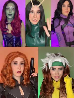 This has been months in the making! #marvel #marvelcosplay #mcu #fyp #gamora #mantis #mcucosplay #marvelstudios #katebishop #blackwidow #rogue #xmen #marvelcomics #marvelwomen #avengers #gotg 