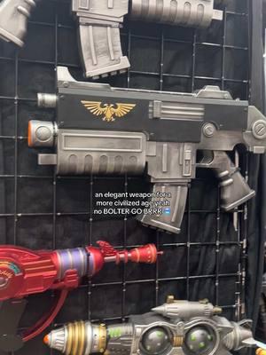 take this filthy space wizard  . . . #fyp #warhammercosplay #cosplay #itbelikethat #real #bolter #chainsword #warhammer40k #wh40k 