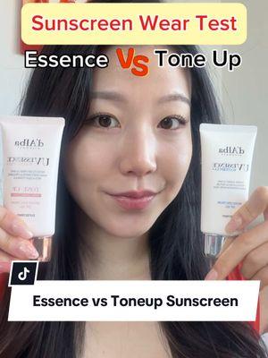 Side by side wear test of the globally ranked no.1 sunscreen! Personally loved the tone-up side and will be wearing it on my no makeup days..Available on Amazon! @DALBA #dalbapartner #dalbasunscreen #TruffleGlow #dalbahood #kbeauty #koreanskincare #Amazonbeautyfinds #dalbabestdeal