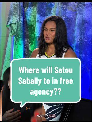 Potential teams Satou Sabally could go to 👀 #WNBA #wnbaisback #basketball #womensbasketball #satousabally #hooper #unrivaled #greenscreen 