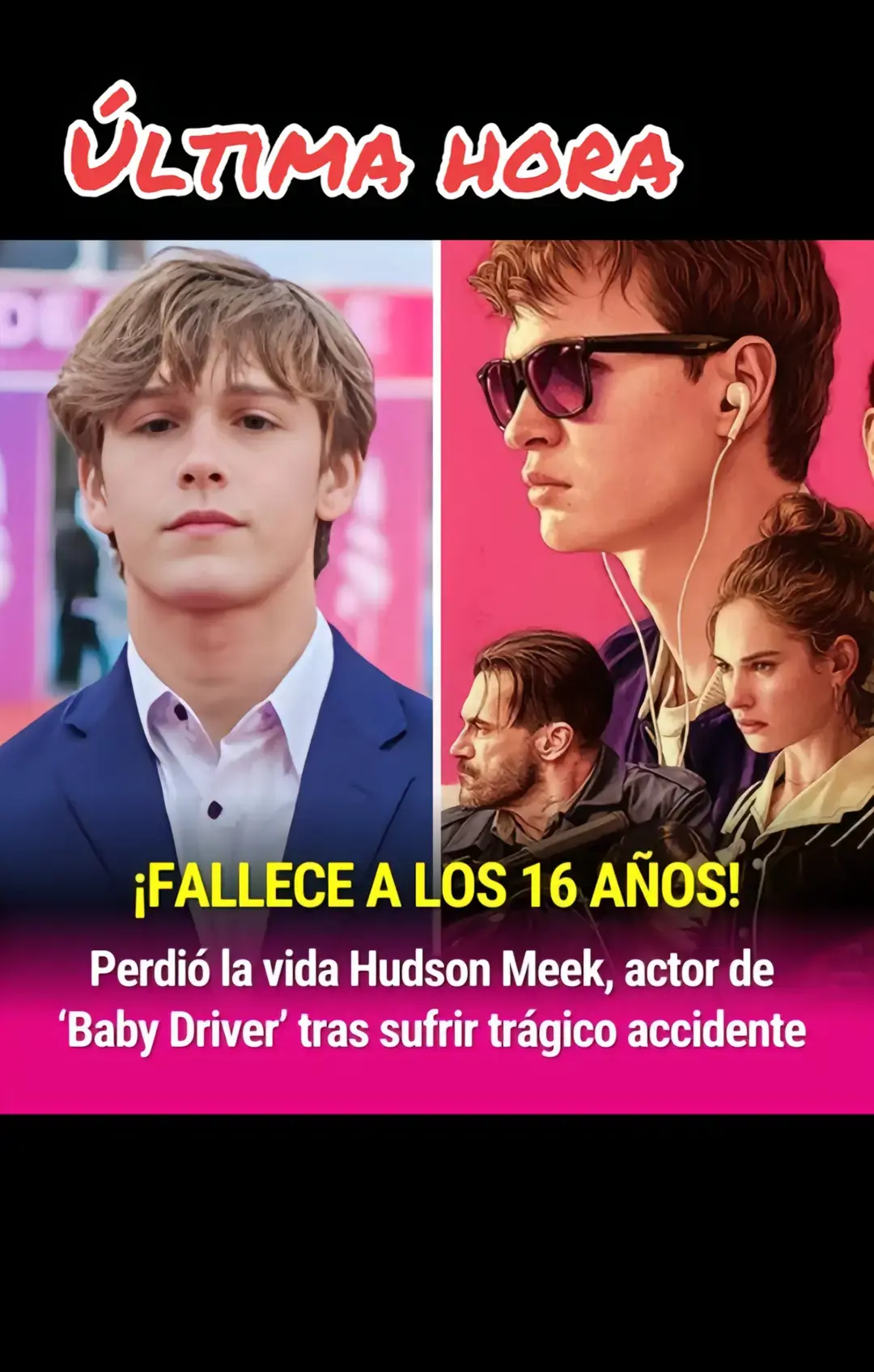 #hudsonmeek #babydriver #telemundo #univision #uninoticias #babydrivermovie #actor #hollywood #famosos #famoso #farandula #ultimahora #ultimahora🚨 #ultimahora🚨🚨 