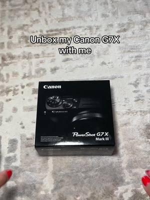 I got the camera that I’ve been wanting for Christmas! 🎄 Cant wait to vlog for YT!! Subscribe🥹! Keisha arlene #canong7x #canoncamera #unbox #canong7xmarkiii #g7x 