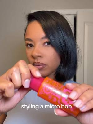 @Jenise (she/her) micro bob styling heroes ✨NEW✨ superfruit star lightweight hair styling oil + the confidante  ⭐️flying into a @sephora store near you TODAY 🧡available on loveamika.com, loveamika.ca, online @sephora, @sephoracanada. #amika #microbob #superfruit #hairoil