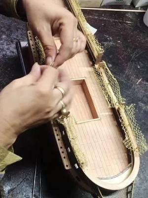 Every step is important to build model ship ⚓️🚢🛳️ #build#shipmodel#handcrafted#wooden#crafted#USS#construction#fypシ゚viral 