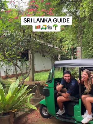 ⭐️SRI LANKA GUIDE⭐️ After 18 days driving a tuktuk around Sri Lanka, we’re sharing EVERYTHING! We compiled all of our tips into one easy place, so you can plan an epic Sri Lanka road trip too. Whether you’re navigating the country by tuktuk, hopping on trains, or sticking to tours, our guide has everything you need to plan the perfect trip! 👉In it, you’ll find… - Our exact 18-day itinerary - Interactive map with over 50 stops - Everything you need to know about tuktuking Sri Lanka  - Budget-friendly accommodations, must-try local dishes, and can’t-miss activities - Information on budgeting, eSIMs, packing & more!! 🔗🎉LINK IN BIO #srilanka #srilankaguide #tuktuk #tuktukroadtrip #srilankatrip #srilankatravel #visitsrilanka #travelguide