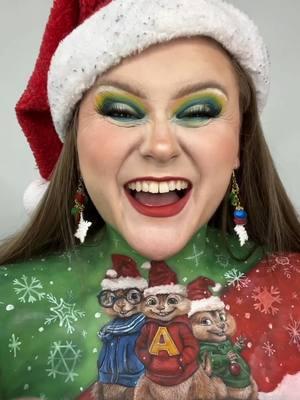 Simon is me christmas morning 😂🎄🎁🐿 eyelook ib: @Lisa Chandler  ᴘʀᴏᴅᴜᴄᴛs ; @Hard Candy fire monochrome press on nails  #christmas #christmasmakeup #christmasmakeuplooks #christmasmakeuplook #ChristmasLook #christmaslooks #christmasart #christmasbodyart #bodyart #bodypainter #alvinandthechipmunks #alvinandchipmunks #chipmunks #chipmunkschristmas 