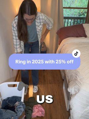 If your New Year’s Resolutions involve eliminating bending and frustration from your laundry pick up, we’ve got you covered. 25% until 2025! #nobend #laundryhacks #underthebed #spacesaving #reclaimyourroom #adhdsolutions #newyearsresolution #sale #getyourkik-fix 