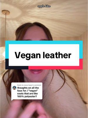 Replying to @reece lopez I think polyester vegan leather is causing more harm than good #veganleather #polyeurathane #plasticleather #fakeleather #fyp #fabrictok #themeatindustry #secondhandleather #microplastics #fyp 