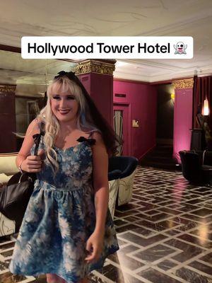 Visiting the very famous and Haunted Hollywood Tower Hotel 😱🥹 #hauntedtiktok #paranormaltiktok #horrortiktok #hollywoodtowerhotel  #bts 