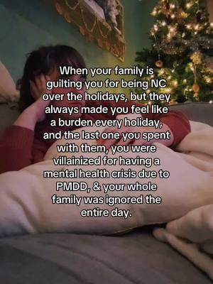 I always drove home, from every holiday, sobbing. It would take me dayssss to recover.  Some *parents* just love the facade of a family. I’m learning what ✨family✨ actually means, and it’s been so wonderful. 💜 #pmdd #pmddawareness #latediagnosedautistic #unmaskingautism #nocontact #narcissisticparent #narcissisticabuserecovery #HealingJourney #healinginnerchild #mentalhealthmatters #cptsd #neurodivergent #toxictraits #selflove