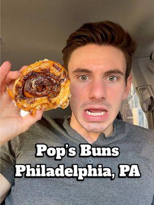 Pop’s Buns Review in Philadelphia, Pennsylvania #foodreview #foodcritic #foodnetwork #hungry #eat #dessert #breakfast #localeats #mukbang #fyp 