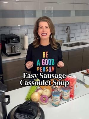 Craving comfort food but short on time? 🕒 This Easy Sausage Cassoulet Soup brings the rich, hearty flavors of a classic French cassoulet to your table in just 9 minutes using an Instant Pot!  Loaded with creamy cannellini beans, savory sausage, and fresh veggies, it's topped with golden, cheesy breadcrumbs for a touch of bistro magic. 😍 Perfect for cozy weeknights! 📌 Save this recipe and bring a taste of France to your kitchen tonight. 🇫🇷 Bon appétit! Recipe: https://grownupdish.com/easy-sausage-cassoulet-soup/ #grownupdishrecipe #cassoulet #easysoup #healthysoup #instantpotrecipe #souprecipe #learntocook #EasyRecipes #InstantPotMeal #comfortfood #CassouletSoup #frenchcuisine #quickdinners 