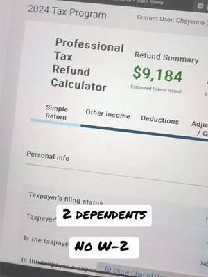 Did you know you don’t need a W-2 to file taxes?? Come see me! And I’ll help you reconstruct your business income!  #IRSRefund #GetYourRefund #TaxTimeHacks #BiggestRefunds #MoneyGoals2024 #SideHustleTaxes #SmallBusinessHelp #FreelancerFinance #EntrepreneurTaxTips #IndependentContractor #SaveMoneyNow #StressFreeTaxSeason #TaxHelpMadeEasy #FileSmart #MoneyMatters #BudgetGoals #TaxLife