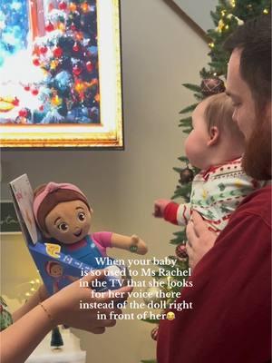 we love our @Ms Rachel doll Santa brought us ✨ #msrachel #msrachelsongforlittes #msrachelforthewin #msrachelbaby #babysfirstchristmas #santa #babytoy #babytoys #funnybaby #funnybabyvideos #funnybabies #funnybabytiktok #screentime #baby #babygirl #babytok #babyfever #mom #MomsofTikTok #momlife #momcontent #momcontentcreator 