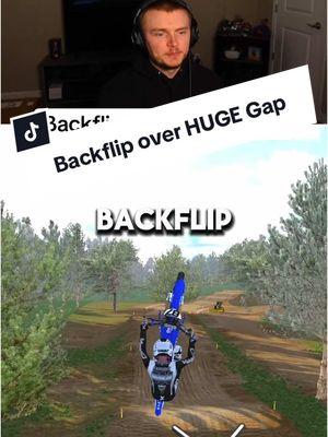 Huge backflip #mxbikes #mxbikesgameplay 