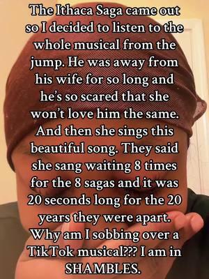 *correction: it’s only 7 times, but my point stands!* I had a visceral reaction to this song. I love every single song from the Epic Musical. I’ll be obsessed forever.  #lottidotti425 #fyp #foryou #epicthemusical #ithicasaga #epicpenelope #odysseus #odyssey #viral @Jorge Rivera-Herrans 