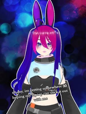 :D didn't think I'd figure this out so fast, but this is comforting given how unmotivated I've been for some time.  #vroid #obs #wip #vtuber #newvtuber #newmodel #hi #bunny #oc 