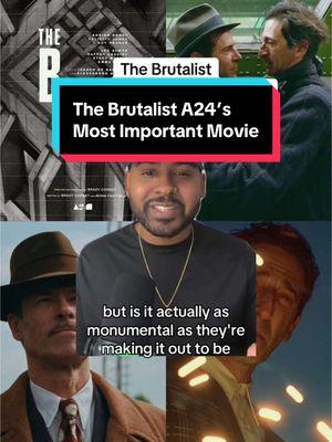 The brutalist a24’s most important movie #thebrutalist #adrienbrody #a24 #a24films #movies #movietok #films #filmtok 