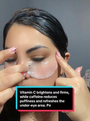 #skin #eyes #undereyes #eyepatches #vitaminC #bynature #fyp #eyemask #SelfCare #routine  