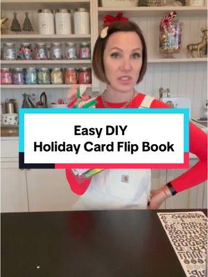 Every year I take the Christmas cards we received and turned them into a fun flip book! 🎄 It’s so fun to look back on the years of cards received ❤️ ##holidaycards##christmascards##flipbooks##DIY##diycrafts##easydiy##emilysituations