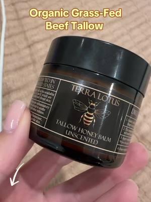 Organic Grass-Fed Beef Tallow #beeffat #beeftallow #tallowskincare #skincare #organicbeeftallow #tiktokmademebuyit #TikTokShop #tiktokshopyearendsale 