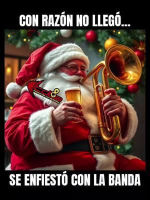 Con razón! 🫠🎅🎶 #Santa #Regalos #Banda #Musica #TuberoDeLosArtistas #Musicos #InstrumentosMusicales 