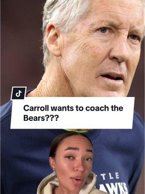 Carroll wants the @Chicago Bears, but should the Bears want Carroll? #petecarroll #chicagobears #beardown #nfl #nflcoach #seattleseahawks 