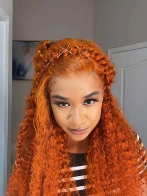 im soooo inlove with this color🧡🥹 @zlikehairstore @zlikehair link in b!o to get one🥰 #CapCut #zlikehair #zlikewig #wiginstall #grwm #lacefrontwig #hairstyles #fyp 