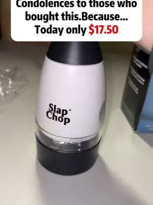 Chop your prep time in half with the original Slap Chop! 🥗✨ Dice, mince, and chop with just a few slaps - easy, quick, and mess-free. Who else needs this kitchen game-changer? 😍🔥 #SlapChopMagic #KitchenHacks #EasyCooking #FYP #slapchop #honestreview 