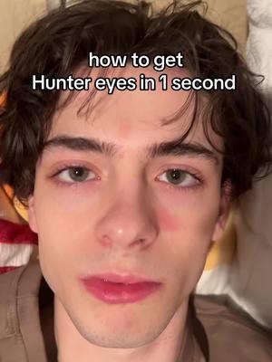 Hunter eyes in 1 seconds!! #fyp #huntereyes #GlowUp #viral #ethentrip 