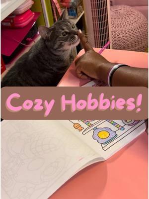 Fueling More of my hobbies and doing less scrolling has done wonders for my mental health 💖❄️ #cozyhobbies #cozyhome #cozyvibes #teatime #tealover #catlover #catmom #coloring #coloringbookforadults #cozycorner  #fyp 