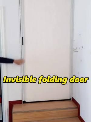 It only takes 15 minutes to install the invisible folding door. #slidingdoors #glassdoor #glassdoors #foldingdoor #safetydoor  #aluminum #alloy #interiordesign #tottme #tottmetal 