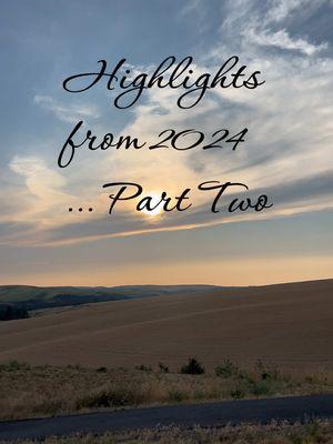 Travel Highlights from 2024, Part Two  . Part One @BelleValise - Stacy Hughes  . #travelhighlights #2024highlights #yearinreview #frequentflier #✈️ #travelfyp #travel #palouse #idaho #mynextadventure #girlswhotravel 