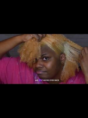 this stuff truly SAVED my hair. full video on my YT page same name as here shantrinas 🥰🥰🥰. #alttiktok #blackhairtips #tiktokpartner #blackhaircare #naturalhair #curlyhair #curlyhairroutine #k18 #k18results 