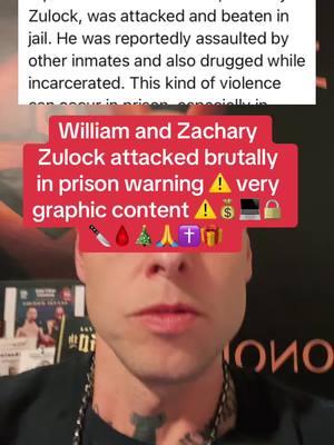 William and Zachary Zulock attacked brutally in prison warning ⚠️ very graphic content ⚠️💰💻🔒🔪🩸🎄🙏✝️🎁 #vikingmindset #vikingmindset11 #viking #prisontruecrime #truecrime #truecrimestories #prisontiktok #prison #taylorswift #taylorswifterastour #50cent #conormcgregor #luigimangione #domesticabuseawareness #domesticabuseawareness💙 #truecrimetikok #gta6 #miketyson #protectourchildren 