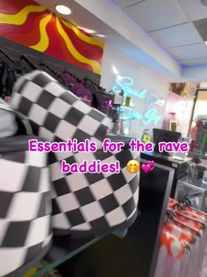 Essentials for our raver girlss! 💞  From simple items that help elevate your style, to bags that help keep your items safe at events! Weve got you covered!  #raver #ravetok #rave #ravefashion #edm #edmlife #festivalseason #festivalfashion #fyp #edmlifestyle #raveessentials #essentials #ravegirl 