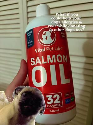 I love this so much , & i can’t wait to see how it benefits our doggo #vitalpetlife #salmonoil #CapCut 