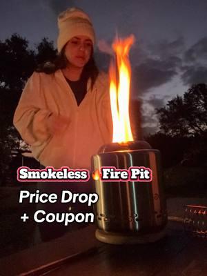 Smokeless Fire Pit is the best for cool evenings in the backyard! #smokelessfirepit #firepit #backyardfirepit #backyardfire #minifirepit #firestove  #campfire #backyard  #fashionlookbook  #newyearnewaura #mademyyear 