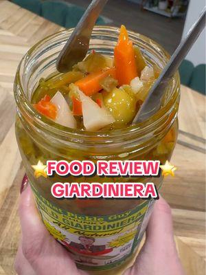 ⭐️FOOD REVIEW⭐️ GIARDINIERA⭐️ THAT PICKLE GUY⭐️ #foodreview #giardiniera #thatpickleguy #pickles  #rating 