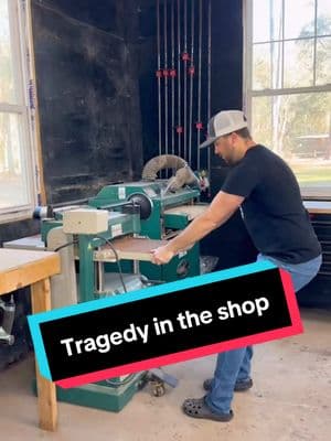 Tragedy in the shop!! #woodworking #DIY #carpentry #woodworker #woodwork #maker #carpenter #tools #toollife 