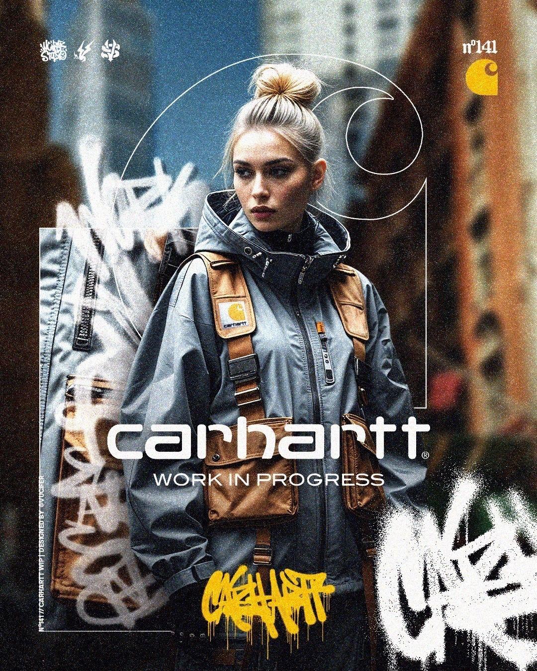 Poster Nº141 // wip @carharttwip @carhartt Type Process vid will be next post since it can’t go in the carousal — Made with photoshop and procreate #graphicdesign #art #posterdesign #poster #graffiti #carharttwip #graphicdesigner 