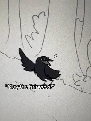 Narrator: “CAW CAWCAWCCAW” #slaytheprincess #slaytheprincessthepristinecut #slaytheprincessgame #blacktabbygames #jonathansims #art #animatic #drawing #artistsoftiktok 