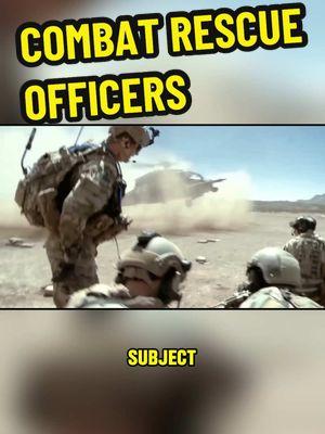 Combat Rescue Officers are one badass career field #afspecialwarfare #airforce #airforcespecialwarfare #afsoc #combatrescueofficer #pararescuemen #pararescue #fyp