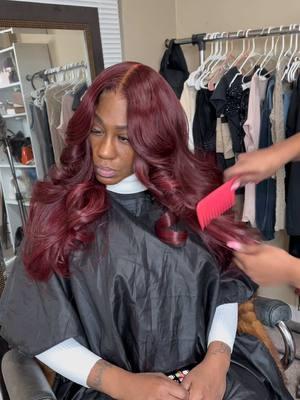 Replying to @keishlashawn here you go fren!!!🫶🏾🥰 I love this color on her !!!😍😍😍… what you think ?👀 #quickweave #closure #2x6 #2x6closure #2x6quickweave #closurequickweave #lorealhicolor #redhair #magentahair #copperhair #detroit #detroitstylist #middlepart #layers #curls #colorfix #colorcorrection #longtimeclient 